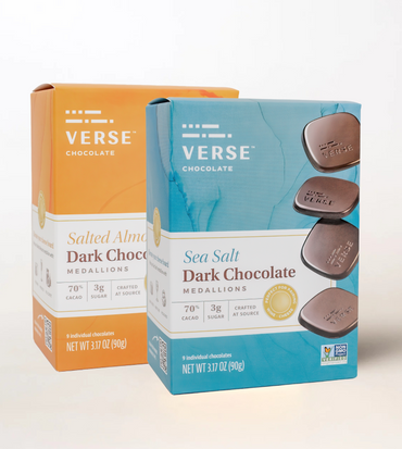 Verse Dual Pack 70% Dark Chocolate (2 boxes)