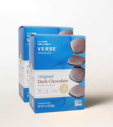 Original 90% Dark Chocolate Squares (2-Pack)