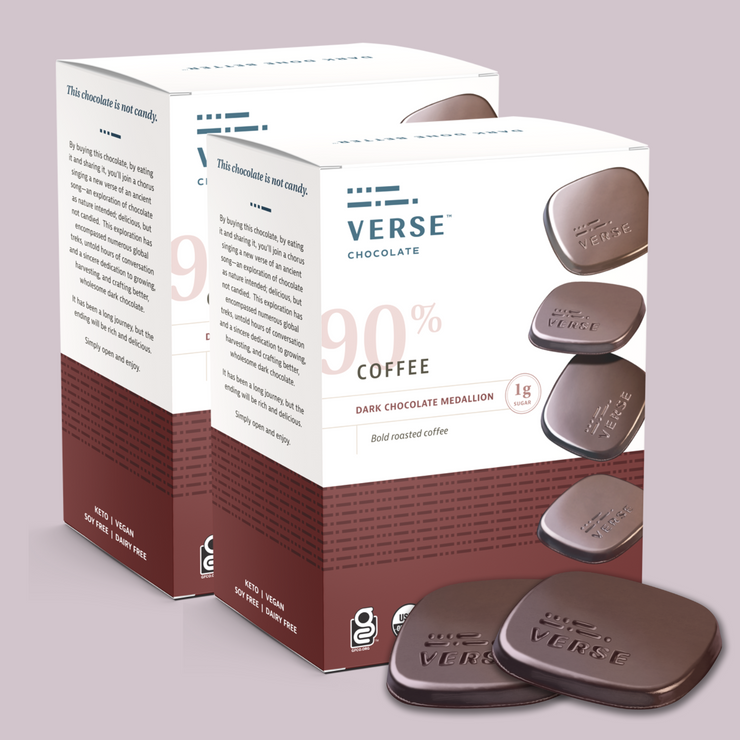 Verse Chocolate | Organic Dark Chocolate Squares | 1g of sugar | Verse ...