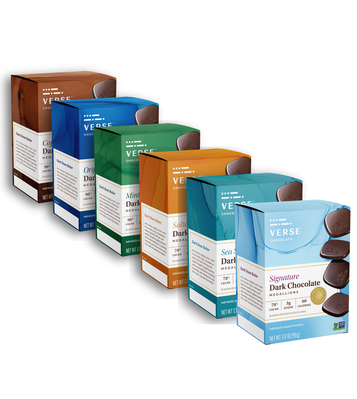 Verse Family Pack Dark Chocolate - 5 Pack | Verse Chocolate