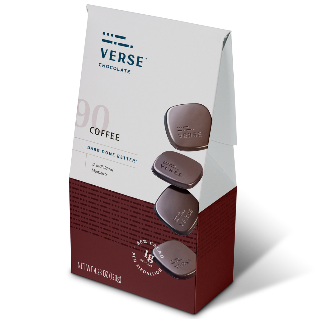 Verse Coffee <br/>90% Dark Chocolate<br/>Wholesale Case of 6 - Verse Chocolate