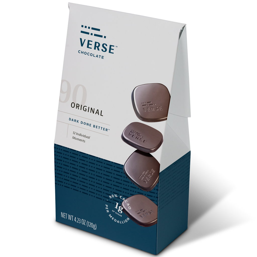 Verse Original <br/> 90% Dark Chocolate <br/> Wholesale Case of 6 - Verse Chocolate