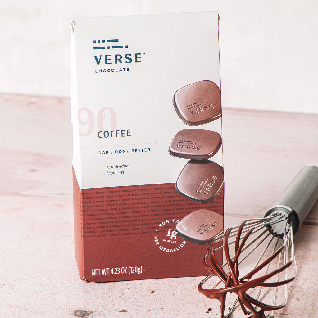 Coffee 90% Dark Chocolate (12-Count) - Verse Chocolate